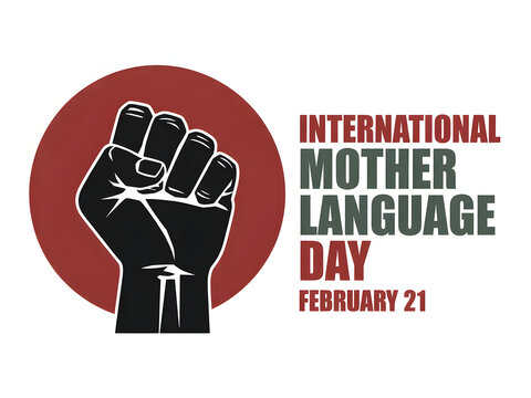 awareness symbol for february 21 language celebration