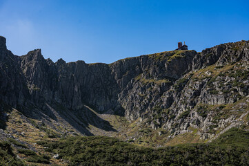 Sudetes, Giant Mountains, Śnieżne Kotły, Schneegruben, Szklarka, Kamienczyk, wodospad, Karkonosze, Sudety