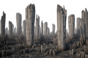 Cityscape fantasy structures