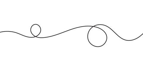 Swoosh, swash underline stroke set. Abstract wavy thin line. Squiggle elements. Vector illustration. EPS 10. isolated on the white background.