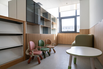 The interior of a children's hospital consultation room
