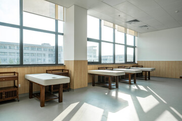 massage bed in a TCM clinic