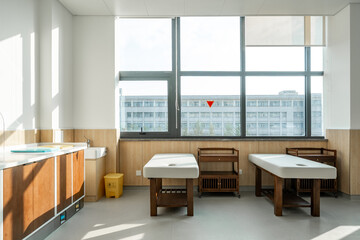 massage bed in a TCM clinic