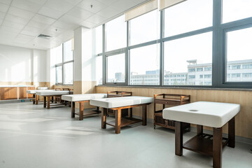 massage bed in a TCM clinic