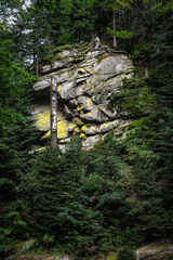 Sudetes, Giant Mountains, Śnieżne Kotły, Schneegruben, Szklarka, Kamienczyk, wodospad, Karkonosze, Sudety
