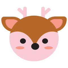 cute deer vector 