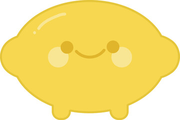 Cute Fruit Lemon Vector Design Illustration