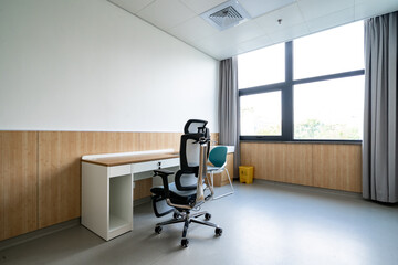 interior of office for doctor in hospital
