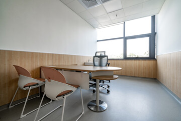 interior of office for doctor in hospital