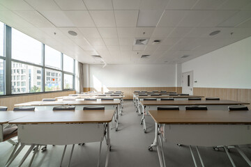 interior of modern conference room