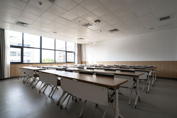 interior of modern conference room