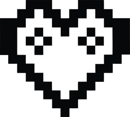Pixel heart