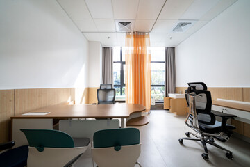 interior of office for doctor in hospital
