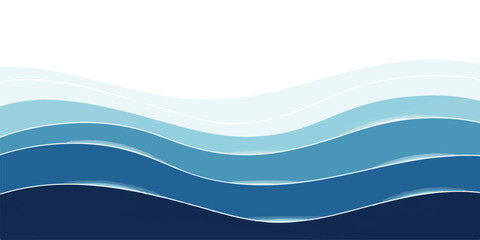 Abstract blue wave background smooth vector illustration with gradient colors perfect for website headers and presentations
