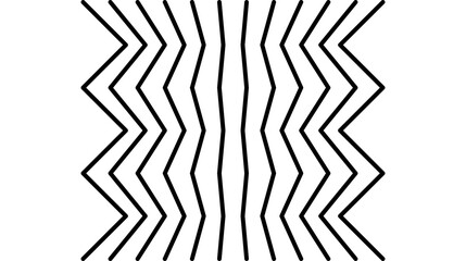 Muster aus zickzack-Linien