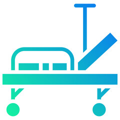 Obraz premium stretcher gradient fill icon