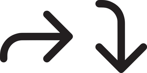 simple blue arrow icons, minimalist design, vector art, high contrast, clean lines, isolated on white background