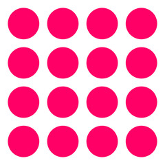 Muster mit pinken Kreisen