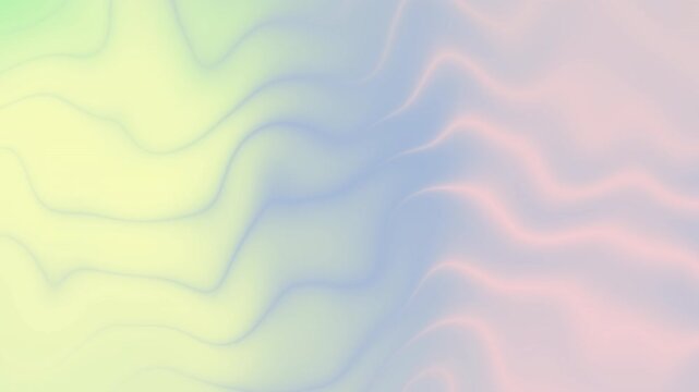 Pastel Gradient Wavy Abstract Background in Soft Colors