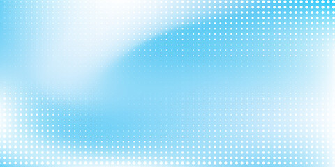 Colorful dotted art abstract background with white and blue color, halftone effect abstract modern