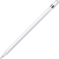 White Digital Stylus Pen Isolated on White Background