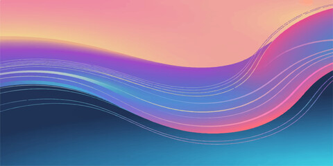 abstract colorful wave background
