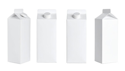 White milk bottles with blank paper labels for customization three empty white milk bottles with blank paper labels ideal for custom designs or messages