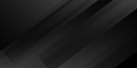 Black abstract background. Elegant dark diagonal shape elements. Modern luxury grey gradient graphic design.