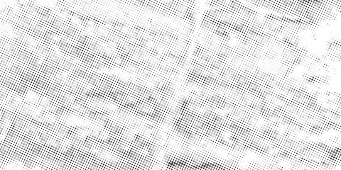 Grunge crumpled paper punk overlay with halftone stippled grain gradient effect vector illustration background. Retro vintage rip dirty paper sheet texture notebook noise grit wallpaper.