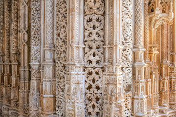 Church and monastery in Batalha Portugal