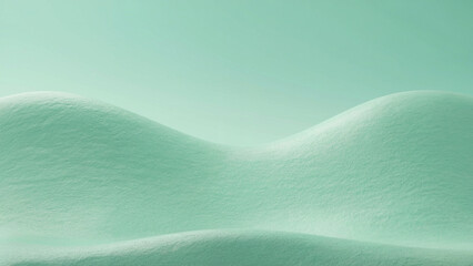 Soft Mint Green Abstract Smooth Waves Blank Page Background image