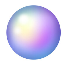 hologram 3D bubble, button, ball, bubble, PNG, transparent