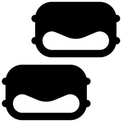 Aloe vera. Outlined stroke vector icon with black-filled details.