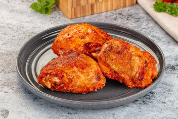 Baked marinated crispy chicken tighs