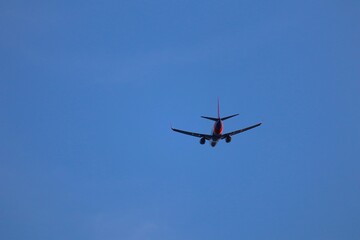 airplane in flight