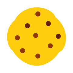 Fototapeta premium Delicious chocolate chip cookie perfect for baking inspiration