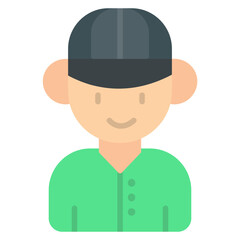 Avatar with Cap Icon