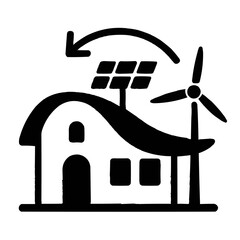 Real estate business icon set with house sign and building silhouette vector illustration design