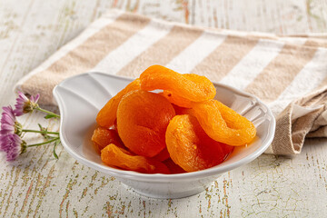 Sweet dry aprocot fruit heap