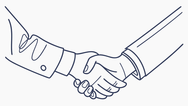 Professional handshake sealing a successful business deal, symbolizing trust and partnership for modern ventures