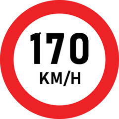 Driving speed limit 10 mph road sign. Speed limit road sign icon set, from 195 to 180 km/h. Traffic regulation symbols. driving speed limit forty 185 sign. printable traffic signs and symbols. Speed