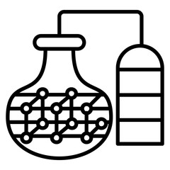 Petrochemical Flask Icon