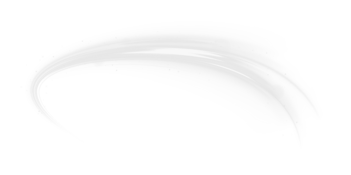 Glowing white spiral wave with sparkling particles creates a magical light motion. The swirl represents elegance and futuristic flow. Great for abstract or fantasy backgrounds.