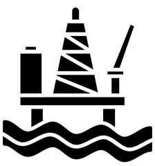 Offshore Platform Icon