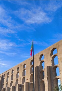 Bandera de Portugal sin fuerza de aire en Elvas