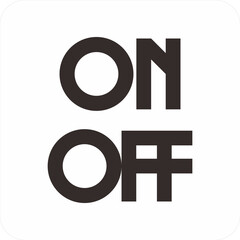 Power Off and On Button Icon Vector