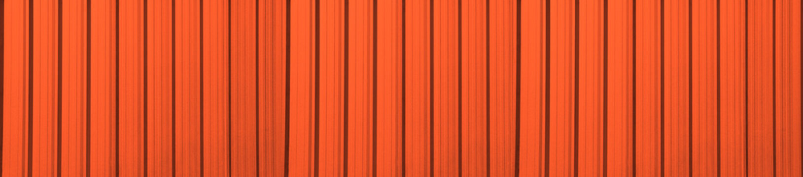 Container wall metal roof orange corrugated iron sheet aluminium background wall panel tile construction siding building line pattern texture seamless architecture plate frame for presentation product