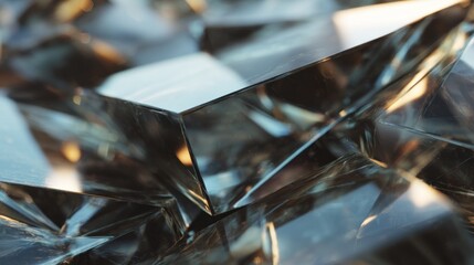 Abstract glass prisms