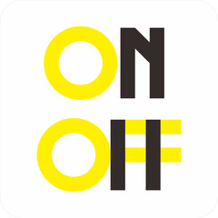 Power Off and On Button Icon Vector