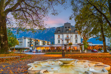 Interlaken city skyline, cityscape of Switzerland © f11photo